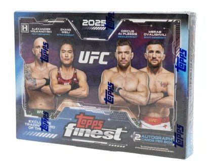 Rookieshop UFC karty 2025 topps finest ufc hobby box