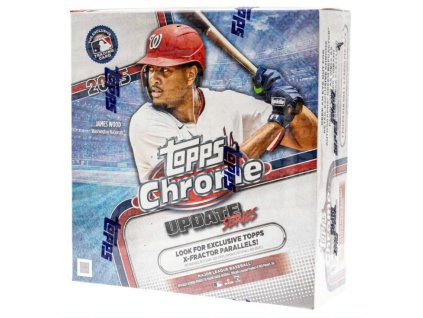 rookieshop baseballové karty 2025 Topps Chrome Update Baseball MLB Mega Box