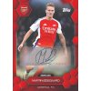 au mo t25fns arsenal base card auto crf red 2
