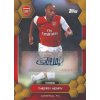 au th t25fns arsenal base card auto crf gold 2