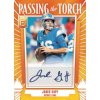 2025 donruss elite football passing the torch jared goff autograph