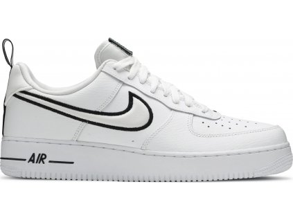 Nike Air Force 1 Low White Black Outline Swoosh (Velikost 45)