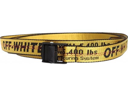 Off-White Mini Industrial Belt (SS19) Yellow/Black