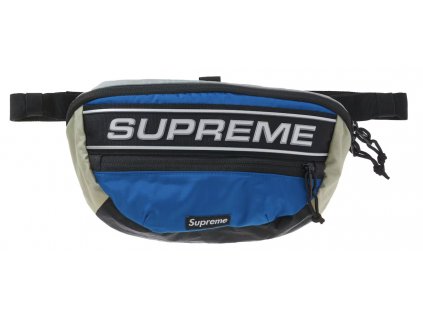 Supreme Logo Waist Bag Blue