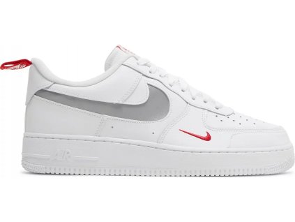 Nike Air Force 1 Low Reflective Swoosh White University Red