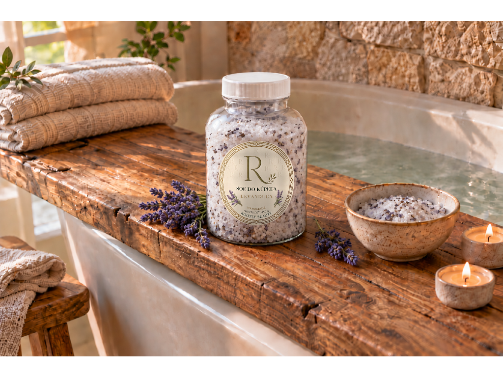Rootly soľ do kúpeľa Levanduľa v 650 g balení