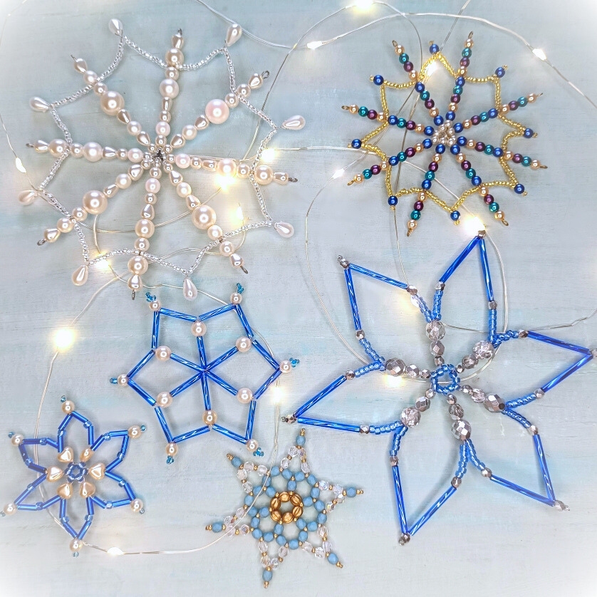Společné tvoření | Vánoční hvězdičky z korálků 3x jinak