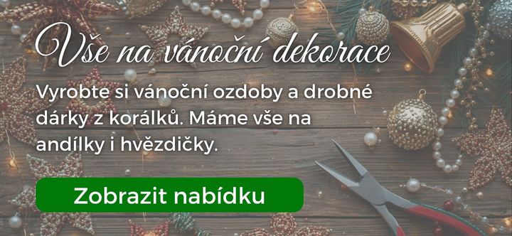 Vše na vánoční tvoření z korálků