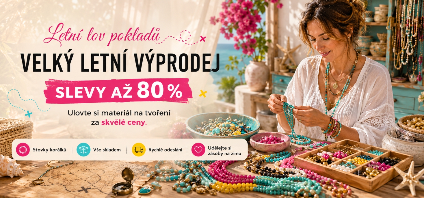 Letní výprodej korálků