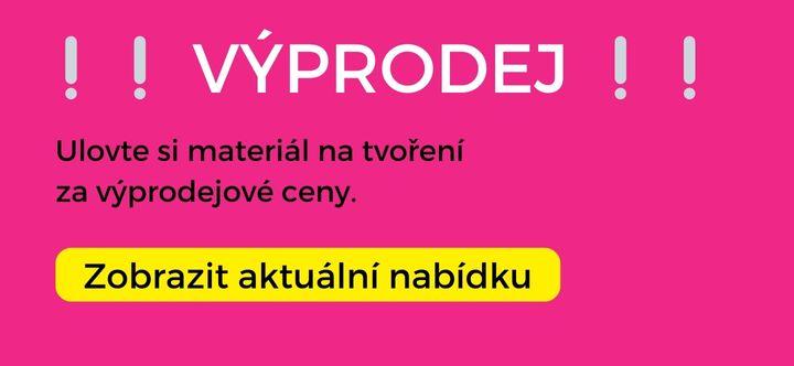 Letní výprodej korálků