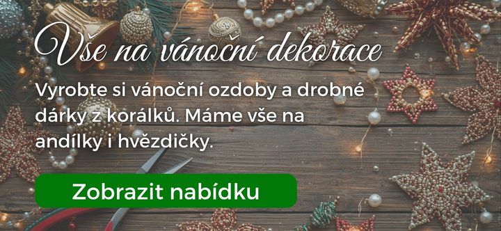 Vše na vánoční tvoření z korálků