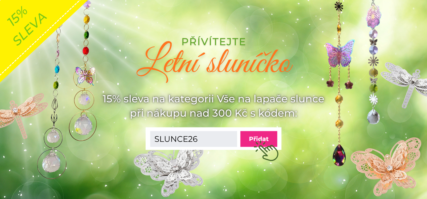 15% sleva na materiál pro výrobu lapačů slunce
