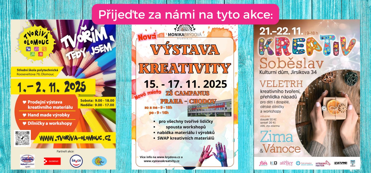 Přijeďte za námi na kreativní veletrhy