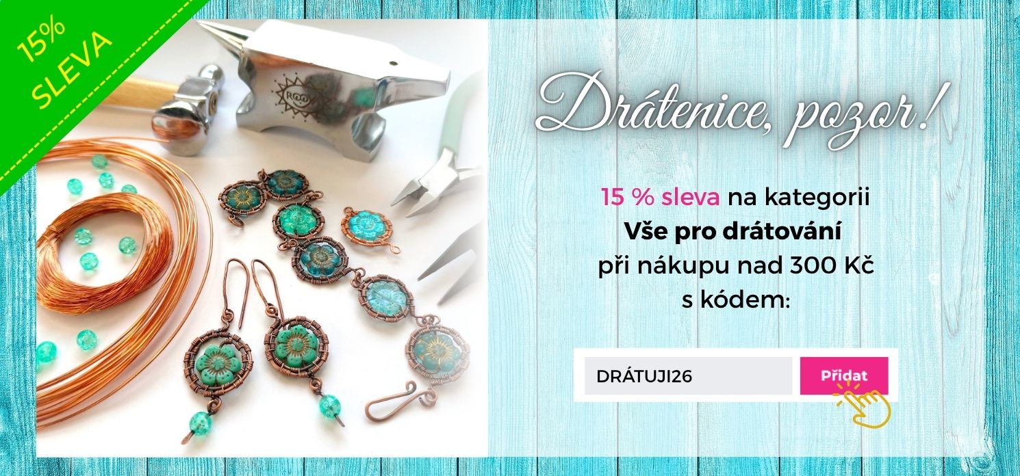 15% sleva na dráty, kleště a pomůcky na drátování