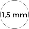 1,5 mm