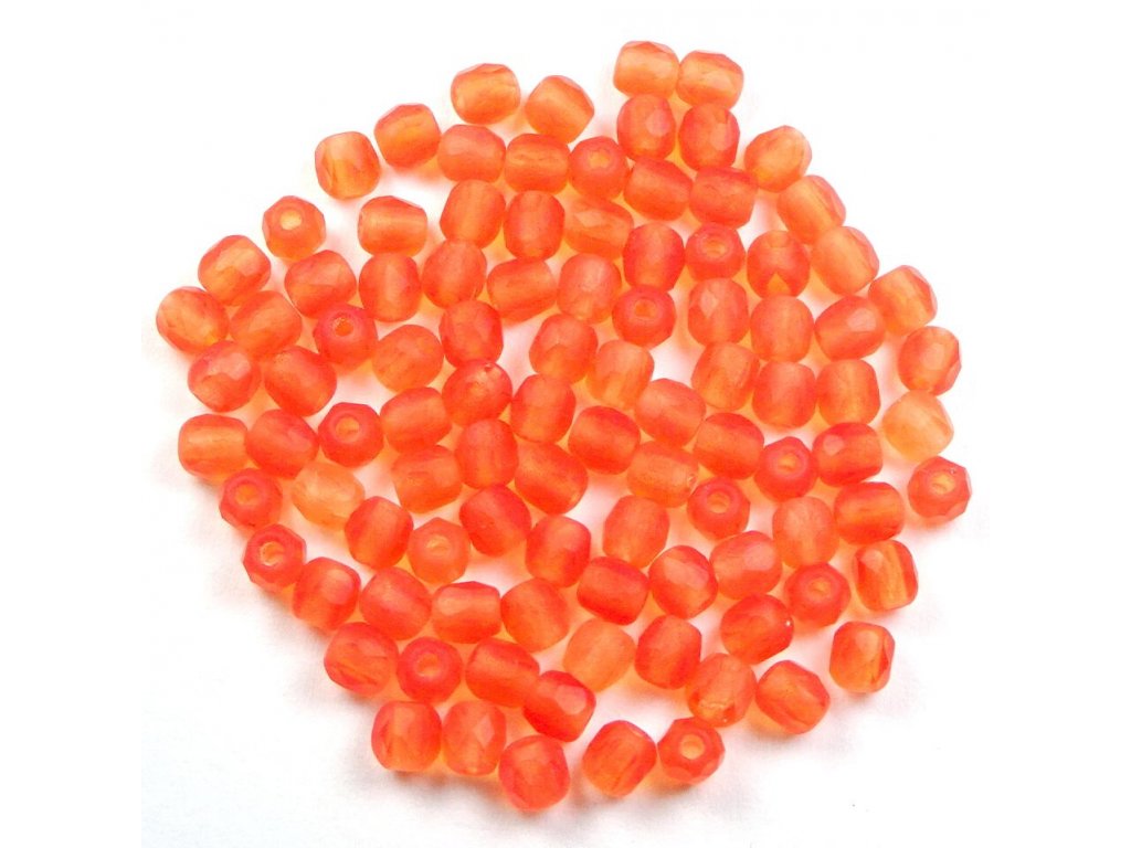 Ohňovky 3 mm oranžové matné