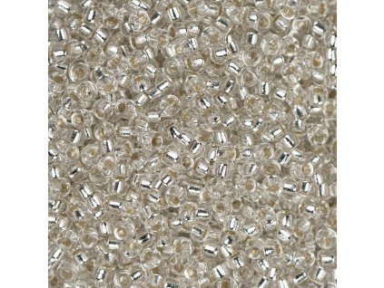 MSB 11/0 Crystal Silver Lined