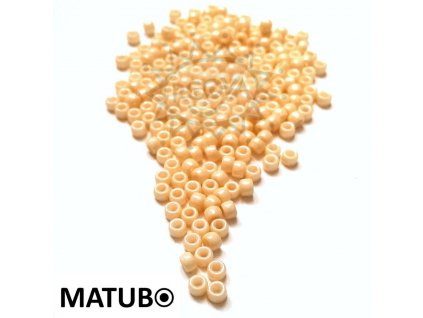 Matubo 7/0 křída oranžový listr