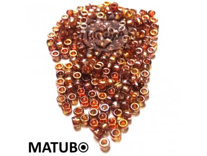 Matubo 7/0 topaz gold capri