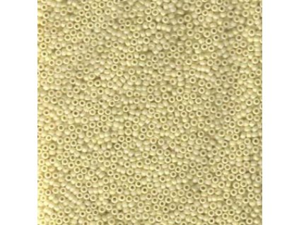MSB 15/0 Matted Opaque Dk.Cream AB