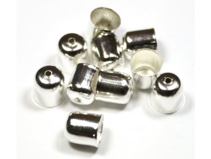 Kaplík hladký stříbrný 5,5 mm