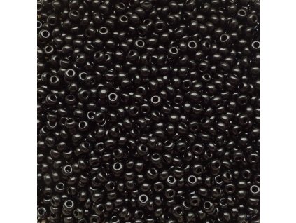 Preciosa rokajl 8/0 černý