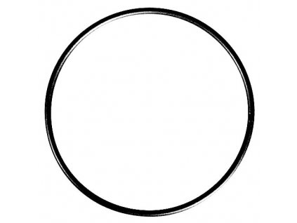 Kovový kruh černý 15 cm