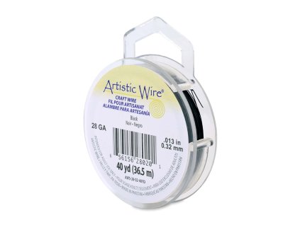 Drát měděný černý lakovaný 0,3 mm