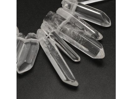 Krystal křišťálu čirý hladký S 2-3cm