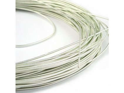 French wire 1 mm stříbrný