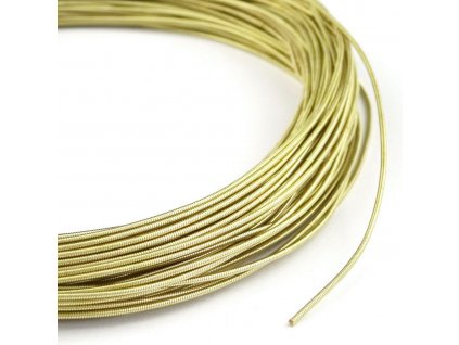 French wire 1 mm světle zlatý