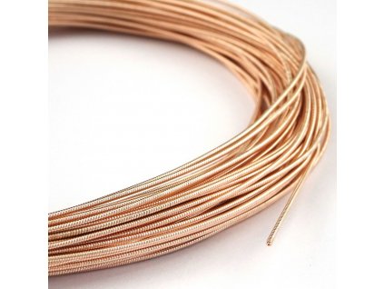 French wire 1 mm rose gold