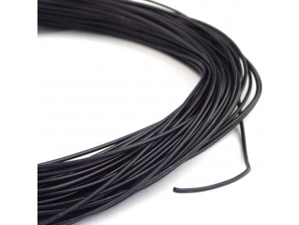 French wire 1 mm černý