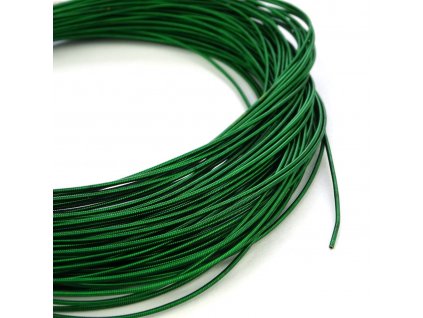 French wire 1 mm tmavě zelený