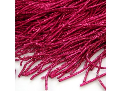 French wire hranatý 1 mm fuchsiový