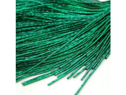 French wire hranatý 1 mm smaragdový