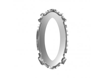 Kotlík na oválek 14 mm rhodium