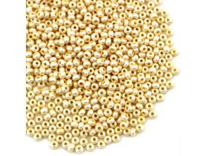 Preciosa rokajl 6/0 béžový listr