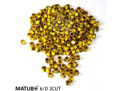 Matubo 3cut 6/0 limon tm. travertin