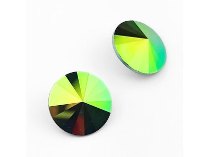 Swarovski® rivoli 14 mm Crystal Scarabaeus green