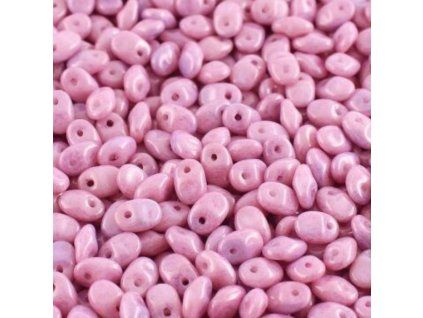 Superduo křída lila listr