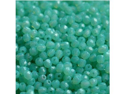 Ohňovky 3 mm aqua opál