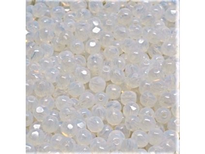 Ohňovky 4 mm opálové bílé