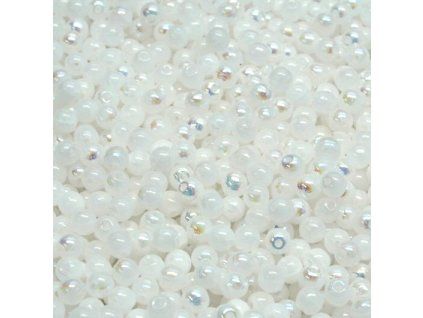 Kuličky 3 mm bílé AB