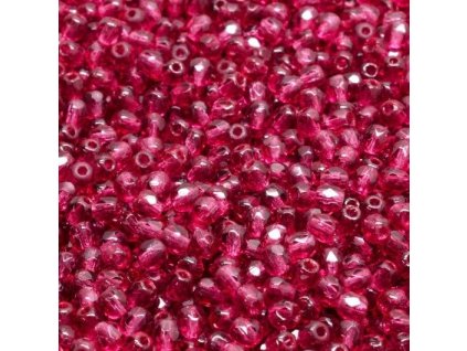 Ohňovky 3 mm rubínové
