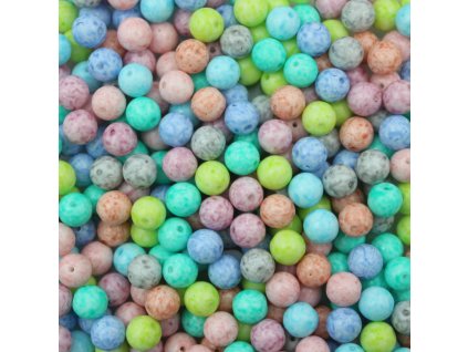 Kuličky 8 mm lakované mix barevný