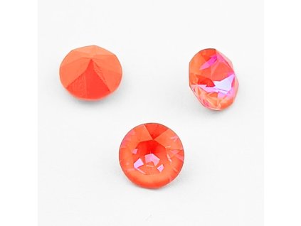 Swarovski® šaton 8 mm Crystal Orange Glow DeLite