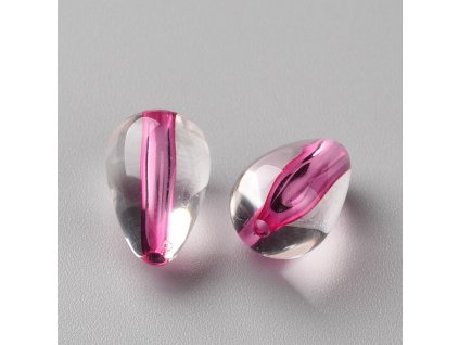 Akrylová kapka 14,5 x 9,5 mm mix