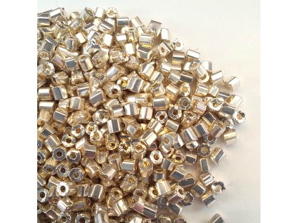 Preciosa rokajl sekaný stříbrný