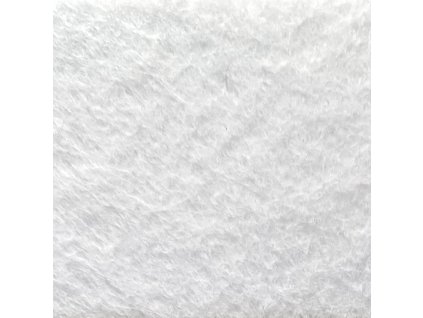 Filc na korálkovou výšivku bílý